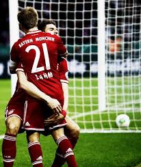 Philipp Lahm Mario Gomez Mario Gomez Bayern European Football