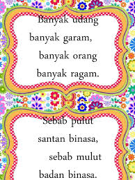 Dia lebih didahulukan dari semua urutan ini. Pantun 2 Kerat