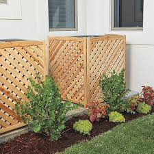 Hide bulky items such as your ac unit trash can, or pool items, while keeping these things hidden from onlookers stable hold: 38 Wood 3 Panel Air Conditioner Screen Cover Outdoor Privacy Fencing 4 Colors Air Conditioner Screen Air Conditioner Cover Outdoor Outdoor Privacy