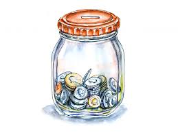 The coin jar is a great way to save money and you may be surprised at how quickly it all adds up. Coins In A Jar Doodlewash