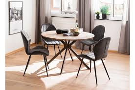 Retrouvez notre sélection de tables à manger pour votre intérieur : Table Ronde En Bois De Salle A Manger Style Industriel Cbc Meubles