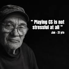 Meet Jan, comes home, opens steam and launches CS. (stresses more) 😱 Tag  your Buddy who religiously plays CS