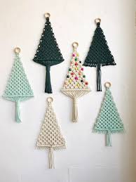 Macrame Christmas Tree Kit Holiday Home Decor Diy Project Macrame Christmas Tree Pattern Holiday Craft Macrame Kit Macrame Patterns Macrame Patterns Tutorials Macrame Wall Hanging Patterns