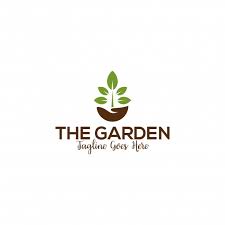 Garten Logo Premium Vektor