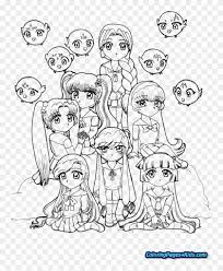 These are funny animals, people, unicorns, cakes, cakes, clouds, monsters. Luxury Ideas Kawaii Coloring Pages Anime For Kids Adults Coloring Book Clipart 2970544 Pikpng