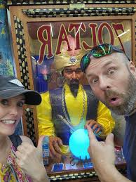Fortune telling at Minnesota candy store