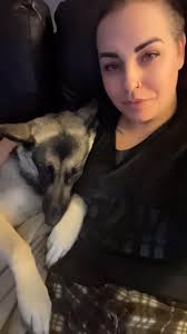 This is Missy. She's a 2 y/o rescue Anyone else's shepherd love to snuggle. 