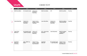 weekly exercise planner lamasa jasonkellyphoto co