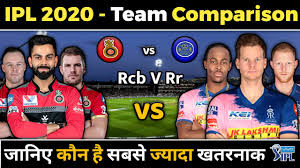 Ipl 2020 schedule date is published. Ipl 2020 Rcb Vs Rr Team Comparison Rcb Vs Rr Playing 11 Youtube