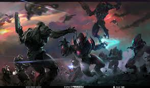 Artstation Halo Wars 2 Concept Art Part 1 Ignacio Bazan Lazcano Halo Spartan Halo Drawings Halo