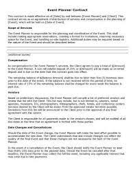 Sample Contract Templates Hloom Com Event Planning Contract Event Planning Printables Event Planning Tips