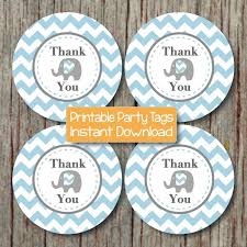 Using free, printable baby shower decorations will save you money and time, and you still can have the shower looking fabulous. Printable Thank You Tags Birthday By Bumpandbeyonddesigns On Zibbet