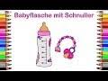 Ausmalbilder Fur Kinder Malbuch Fur Kinder Malen Kinder Ausmalbilder Babyflasche Youtube