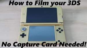 Also, this is only available in selected countries like germany, usa, and japan. How To Record Your 3ds Without A Capture Card Youtube