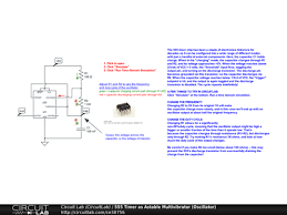 Astable multivibrator using 555 timer. 555 Timer As Astable Multivibrator Oscillator Circuitlab