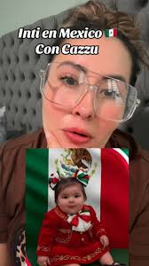 Cazzu llega a México con #inti A pesar de las negaciones de su progenitor  #christiannodal #cazzu obtuvo la victoria y viajó a México con su hermosa  hija #inti un juez de #argentina
