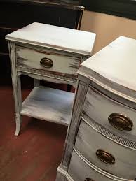Shabby Distressed Dresser And End Table Always New Painting Tips New Junk Money Chalk Paint Col Distressed Furniture Diy Distressed Dresser Painted Furniture