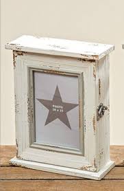 Schlusselkasten Schlusselschrank Creme Holz Vintage Foto Shabby Stil