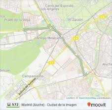 Linea 572 Horarios Mapas Y Paradas Av Las Aguilas Aluche P º Principe Telemadrid