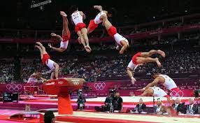 Men compete on six events: Pin On Sports