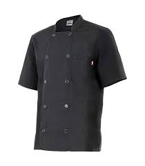 Chaqueta cocina de manga larga para hombre con estampado de frutas y verduras. Chaqueta Cocina M C Anadon Uniformes