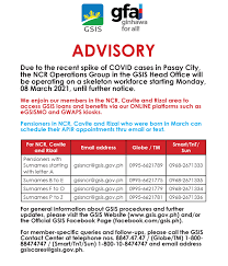 The postal and official address, email address and phone number (helpline) of gsis service center and. Government Service Insurance System Fotos Facebook