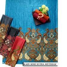 Asli kain sutera/ sutra per meter: Jual Kain Batik Semi Sutra Di Jawa Tengah Harga Terbaru 2021