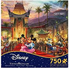 Thomas kinkade disney aladdin jasmine carpet abu 750 piece ceaco puzzle 24 x 18. Oodles Of New Disney Puzzles Featuring Thomas Kinkade And More Now Available Online The Disney Food Blog