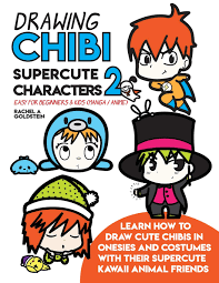 How to draw cute animals easy for beginners. Drawing Chibi Supercute Characters 2 Easy For Beginners Kids Manga Anime Learn How To Draw Cute Chibis In Onesies And Costumes With Their Supercute Kawaii Animal Friends Drawing For Kids