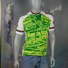 Italian Cycling Jersey 1990s Vintage White Green Yellow Etsy Racing Shirts Vintage Blazer White Vintage