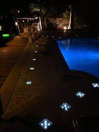 These Paver Lights Can Be Easily Placed Into Gravel Or Soil And Can Take The Weight Of A Car Rolling Ove Paver Lights Outdoor Solar Lights Solar Powered Lights