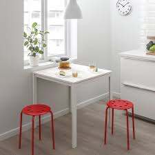 Receive free cover at each of the following locations: Melltorp Marius Table And 2 Stools White Red Ikea