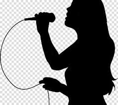 Often you would want to transform more than one color into transparent pixels. Silhouette Singing Music Girl Singing Transparent Background Png Clipart Hiclipart