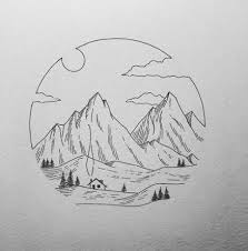 30 Ideas Drawing Ideas Simple Sketchbooks For 2019 Landscape Drawing Easy Sketches Landscape Drawings