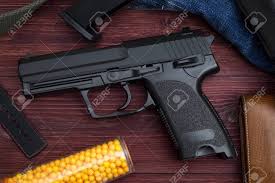 All of our airsoft guns at just bb guns are from great quality brands. Bb Gun Old Airsoft Pistol Toy And Magazine With Bb Gun Bullets Stock Photo Picture And Royalty Free Image Image 133098282