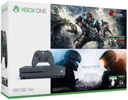 Microsoft Xbox One S 500gb Console Gears Of War Amp Halo Special Edition Bundle Xbox One S Xbox One Xbox