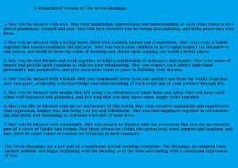 The Seven Blessings Are A Key Part Of A Traditional Jewish Wedding Ceremony The Blessings Are Adapted From Ancient Jewish Wedding Ceremony Jewish Wedding Vows