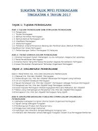 Suatu arah aliran perkembangan sesuatu perniagaan yg dipengaruhi faktor dalaman (dalam organisasi perniagaan) & faktor luaran. Sukatan Perniagaan T4 Docx