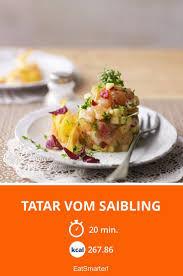 Tatar Vom Saibling Rezept Saibling Rezept Rezepte Gesunde Rezepte