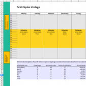 Schnelles und übersichtliches erstellen von dienstplänen welche. Schichtplan Excel Vorlage Kostenloser Download Papershift