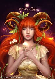 Lisa Blackpink As Aries Horoscope Zodiac Tiny Truc On Artstation At Https Www Artstation Com Artwork 2xe Aries Art Lisa Blackpink Wallpaper Blackpink Poster