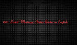 Maybe you would like to learn more about one of these? 100 Latest Whatsapp Status Quotes In English Status Wish