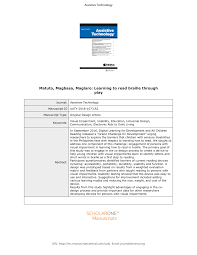 Want to discover art related to abakada? Pdf Matuto Magbasa Maglaro Learning To Read Braille Through Play