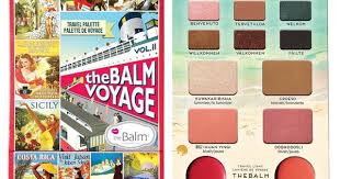 Thebalm Voyage Vol 2 Face Palette The Balm Makeup The Balm Makeup Palette