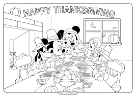 Not all of svg images can be convert to jpg or png as same as the original svg image. Mickey Mouse Thanksgiving Coloring Book Pages