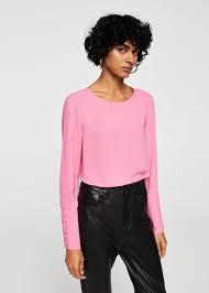 Blusa Manga Abotonada Mujer Mng Colombia Vrouwen Blouses Mango Kleding Blouse