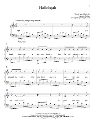 We offer original sheet music in a range of formats including, digital, hardcover, and softcover. Carolyn Miller Hallelujah Sheet Music Download Printable Pdf Classical Music Score For Educational Piano 98717