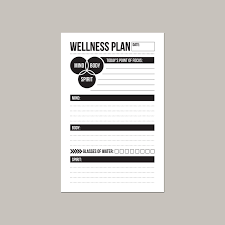 Mini Mind Body Spirit Daily Wellness Worksheet Mind Body Spirit Mind Body Ways To Be Healthier