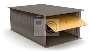 In addition to metal garages' prices being lower, these structures are durable, require less maintenance, are better for the environment, and are resistant against the elements. Metall Garage Leinwandbilder Bilder Tin Garage Metall Myloview De