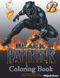 Free printable black panther coloring pages. Black Panther Coloring Book Black Panther Coloring Pages Suitable For Both Children Adults Featuring Over A Dozen Pictures Of Black Panther Wide Standard Paper Size Happy Coloring Forever Wakanda 9781986592208
